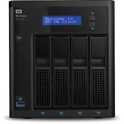Thiết Bị Lưu Trữ Western Digital My Cloud EX4100 4-Bay 16TB (WDBWZE0160KBK-SESN)