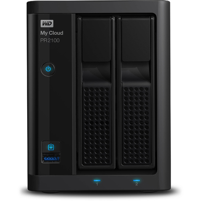 Thiết Bị Lưu Trữ Western Digital My Cloud PR2100 2-Bay 0TB (WDBBCL0000NBK-SESN)