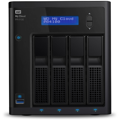 Thiết Bị Lưu Trữ Western Digital My Cloud PR4100 4-Bay 16TB (WDBNFA0160KBK-SESN)
