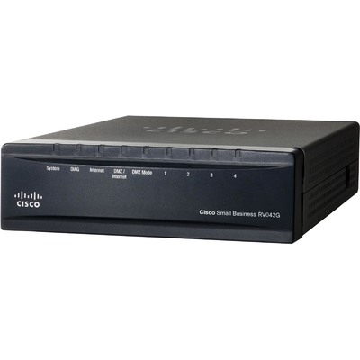 Thiết Bị Network Router Cisco RV042G Dual Gigabit WAN VPN Router (RV042G-K9-EU)