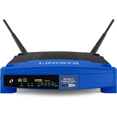 Thiết Bị Router Wifi Linksys Wireless-G Wi-Fi Router (WRT54GL)