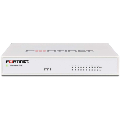 Thiết Bị Tường Lửa Fortinet FortiGate 61E 10-Port GE RJ45 128GB SSD (FG-61E)