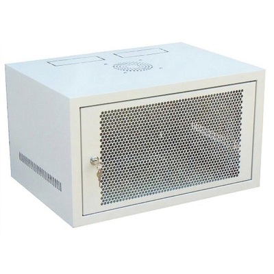 Tủ Rack TMC 6U Treo Tường D500 (Cửa Lưới, Màu Trắng) (TM650WGN-C)