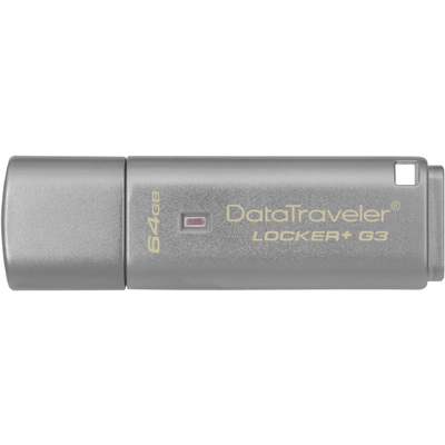 USB Máy Tính Kingston DataTraveler Locker+ G3 64GB USB 3.0 (DTLPG3/64GB)